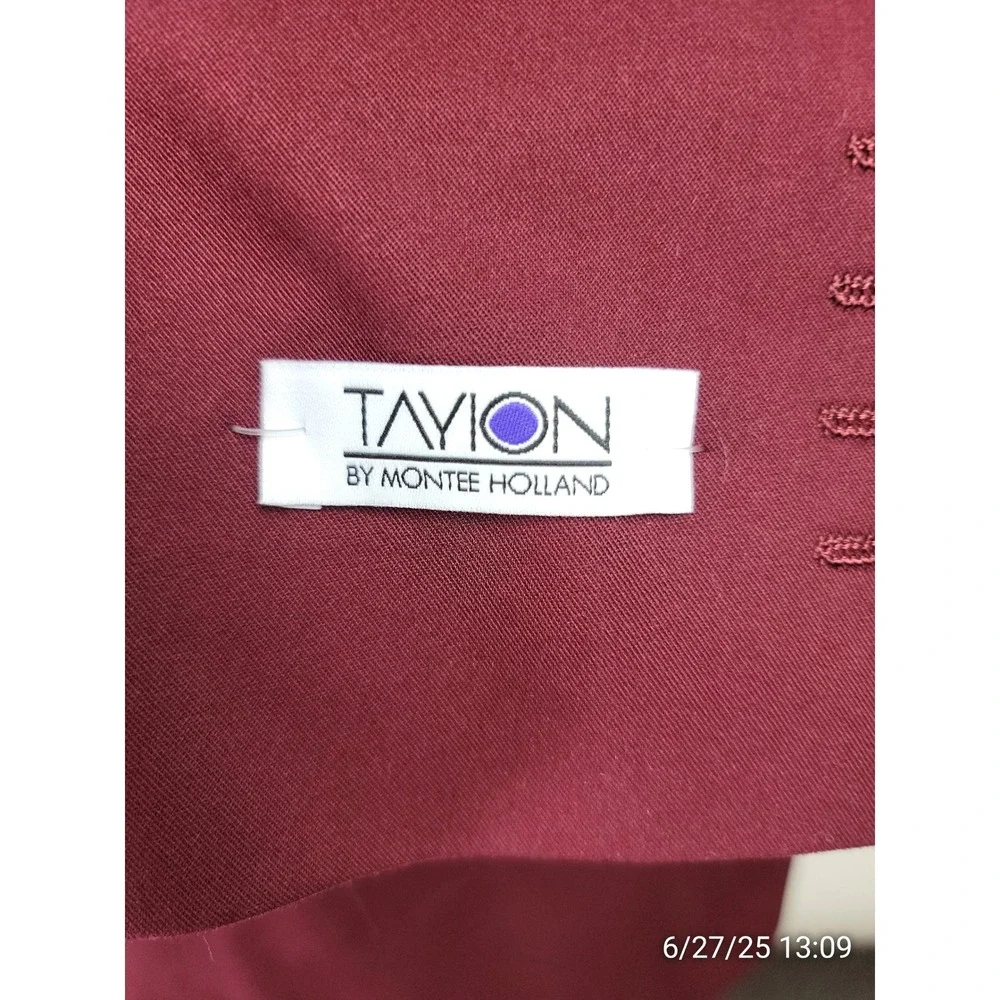 Tayion Sport Coat Mens 44S Red Two Button Modern Fit Blazer Suit‎ Jacket NWT